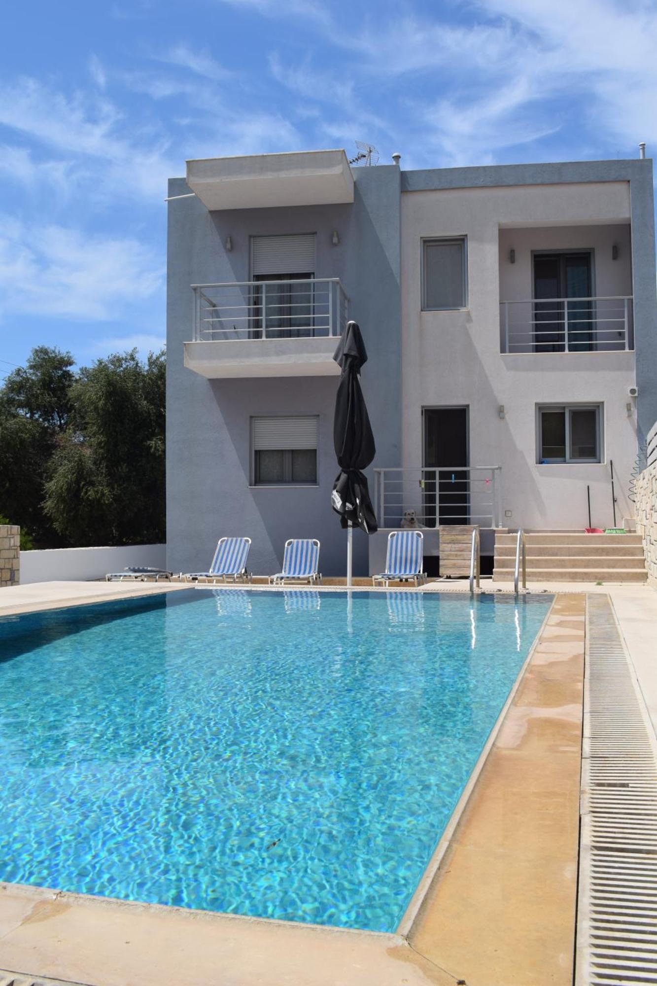 Aquarock Villa With Private Pool Prassas Exterior photo
